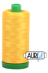 Aurifil Mako 40wt 2-ply Cotton 1000 m 1094 yd. spool - 2135 Yellow
